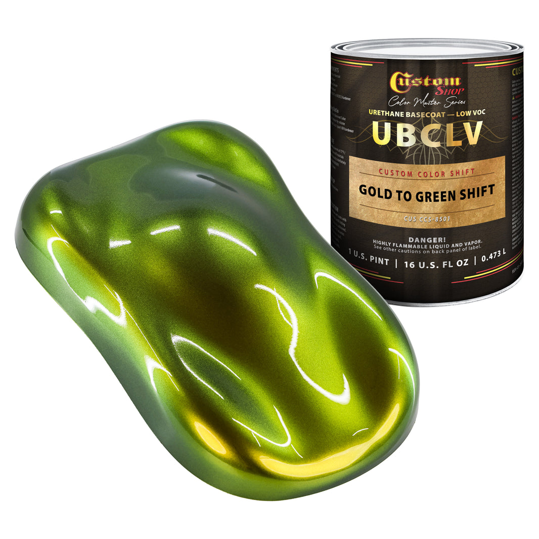 CCS Custom Color Shift Automotive Paint - Gold to Green Shifting Effect - Pint
