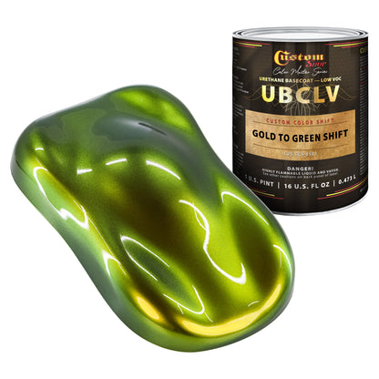 CCS Custom Color Shift Automotive Paint - Gold to Green Shifting Effect - Pint