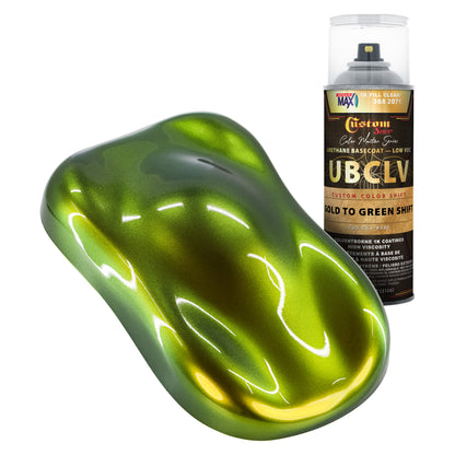 CCS Custom Color Shift Automotive Paint - Gold to Green Shifting Effect - Spray Can