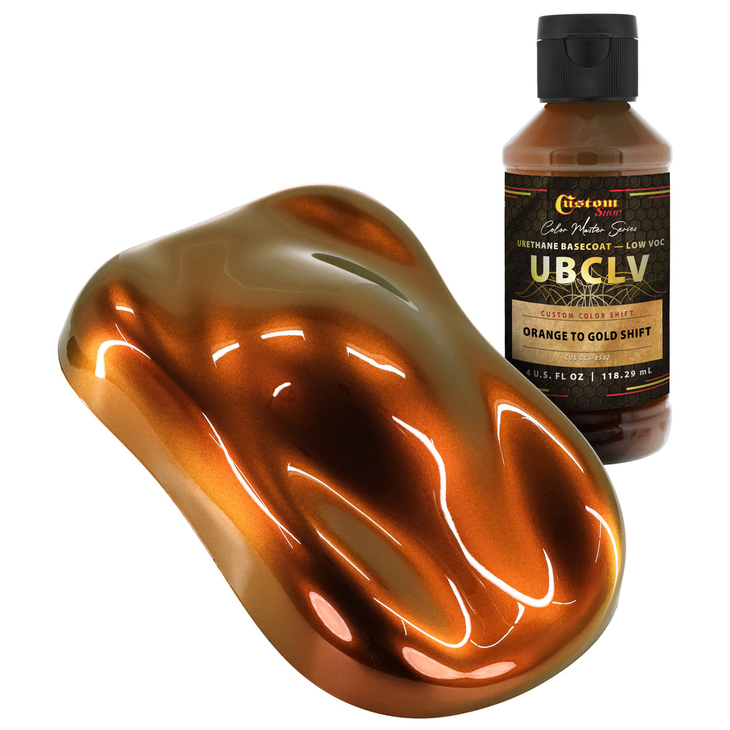 CCS Custom Color Shift Automotive Paint - Orange to Gold Shifting Effect - 4-Ounce Bottle