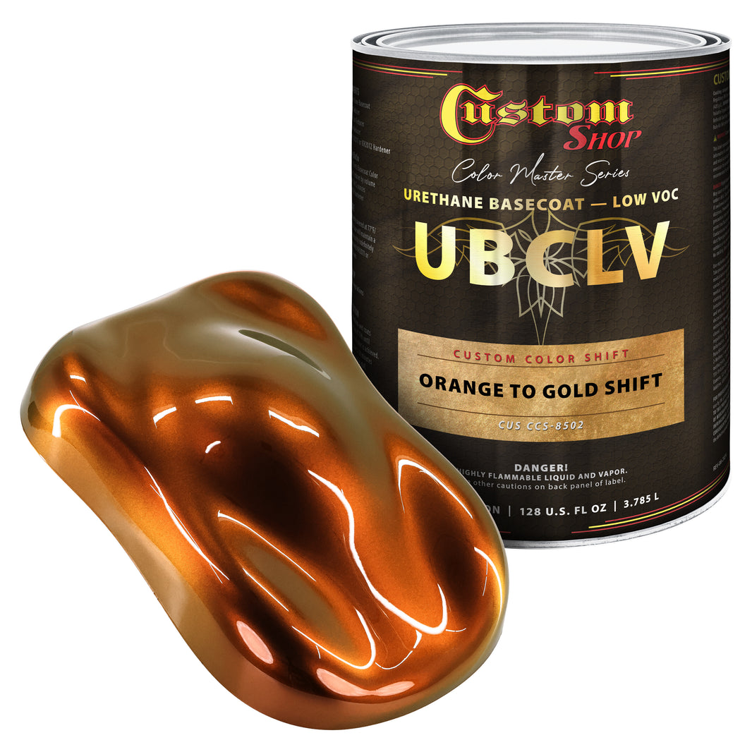 CCS Custom Color Shift Automotive Paint - Orange to Gold Shifting Effect - Gallon