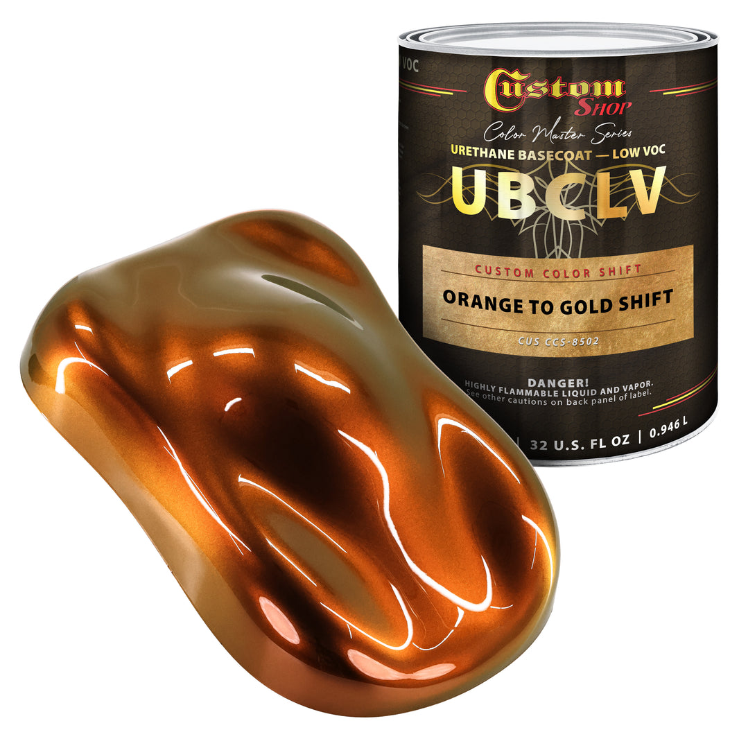 CCS Custom Color Shift Automotive Paint - Orange to Gold Shifting Effect - Quart