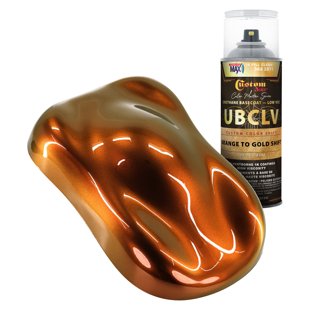 CCS Custom Color Shift Automotive Paint - Orange to Gold Shifting Effect - Spray Can