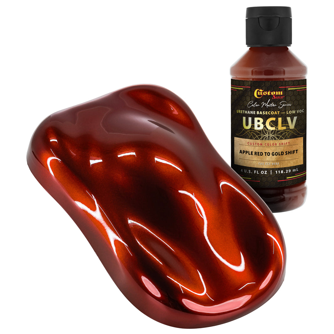 CCS Custom Color Shift Automotive Paint - Apple Red to Gold Shifting Effect - 4-Ounce Bottle