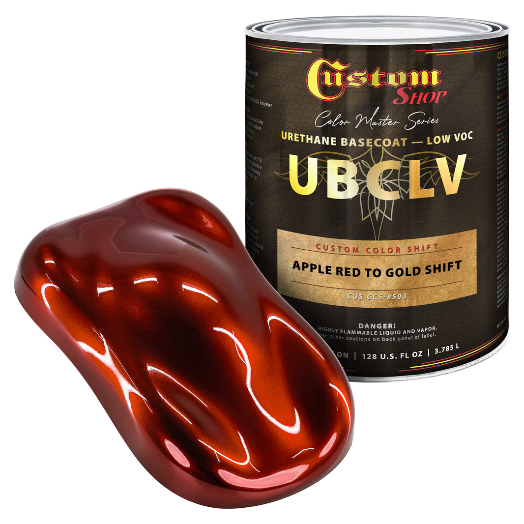 CCS Custom Color Shift Automotive Paint - Apple Red to Gold Shifting Effect - Gallon