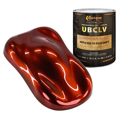 CCS Custom Color Shift Automotive Paint - Apple Red to Gold Shifting Effect - Pint