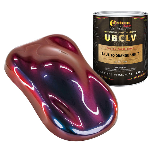 Custom Shop CCS Custom Color Shift Automotive Paint - Blue to Orange Shifting Effect - Pint