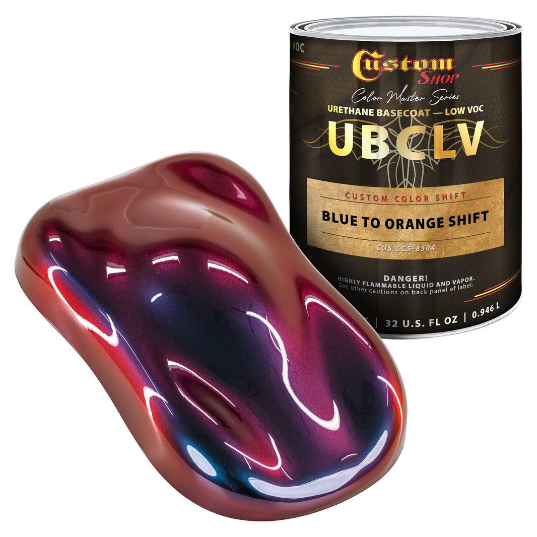 CCS Custom Color Shift Automotive Paint - Blue to Orange Shifting Effect - Quart