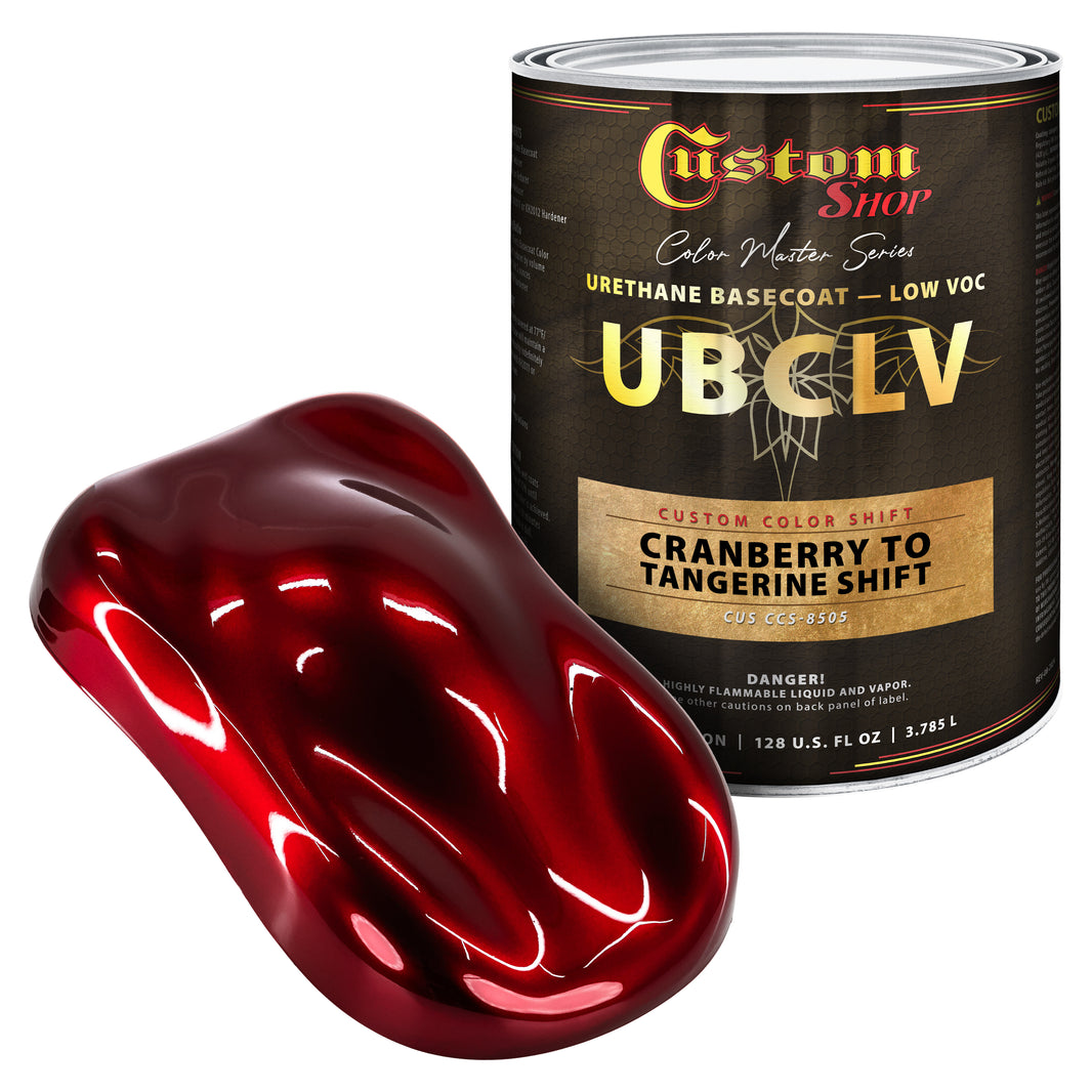 CCS Custom Color Shift Automotive Paint - Cranberry to Tangerine Shifting Effect - Gallon