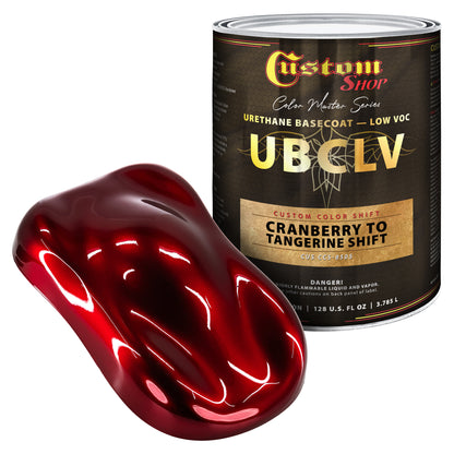 CCS Custom Color Shift Automotive Paint - Cranberry to Tangerine Shifting Effect - Gallon