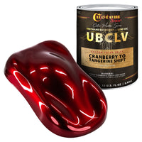 CCS Custom Color Shift Automotive Paint - Cranberry to Tangerine Shifting Effect - Quart