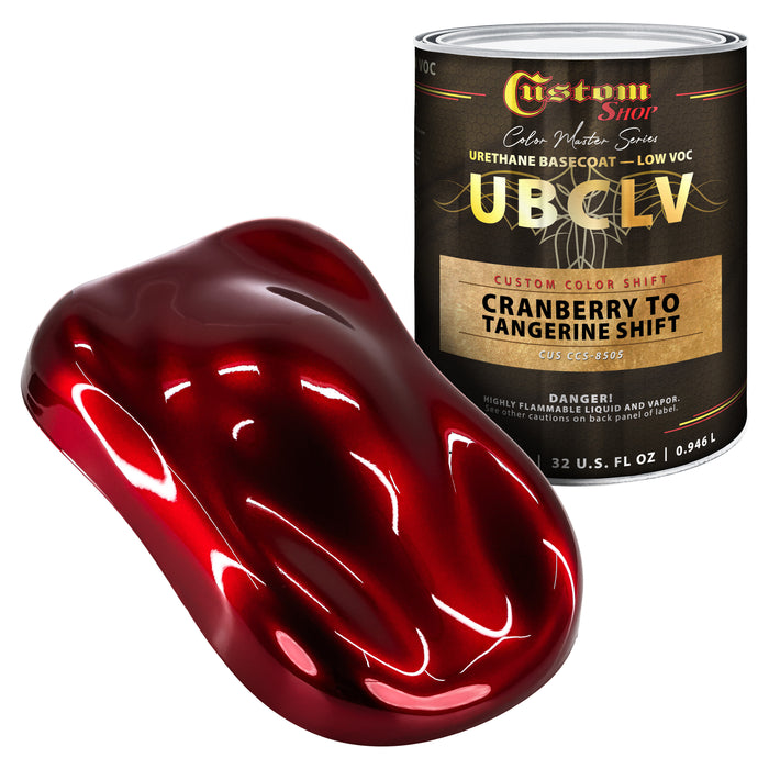 Custom Shop CCS Custom Color Shift Automotive Paint - Cranberry to Tangerine Shifting Effect - Quart