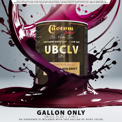 CCS Custom Color Shift Automotive Paint - Purple to Red Shifting Effect - Gallon