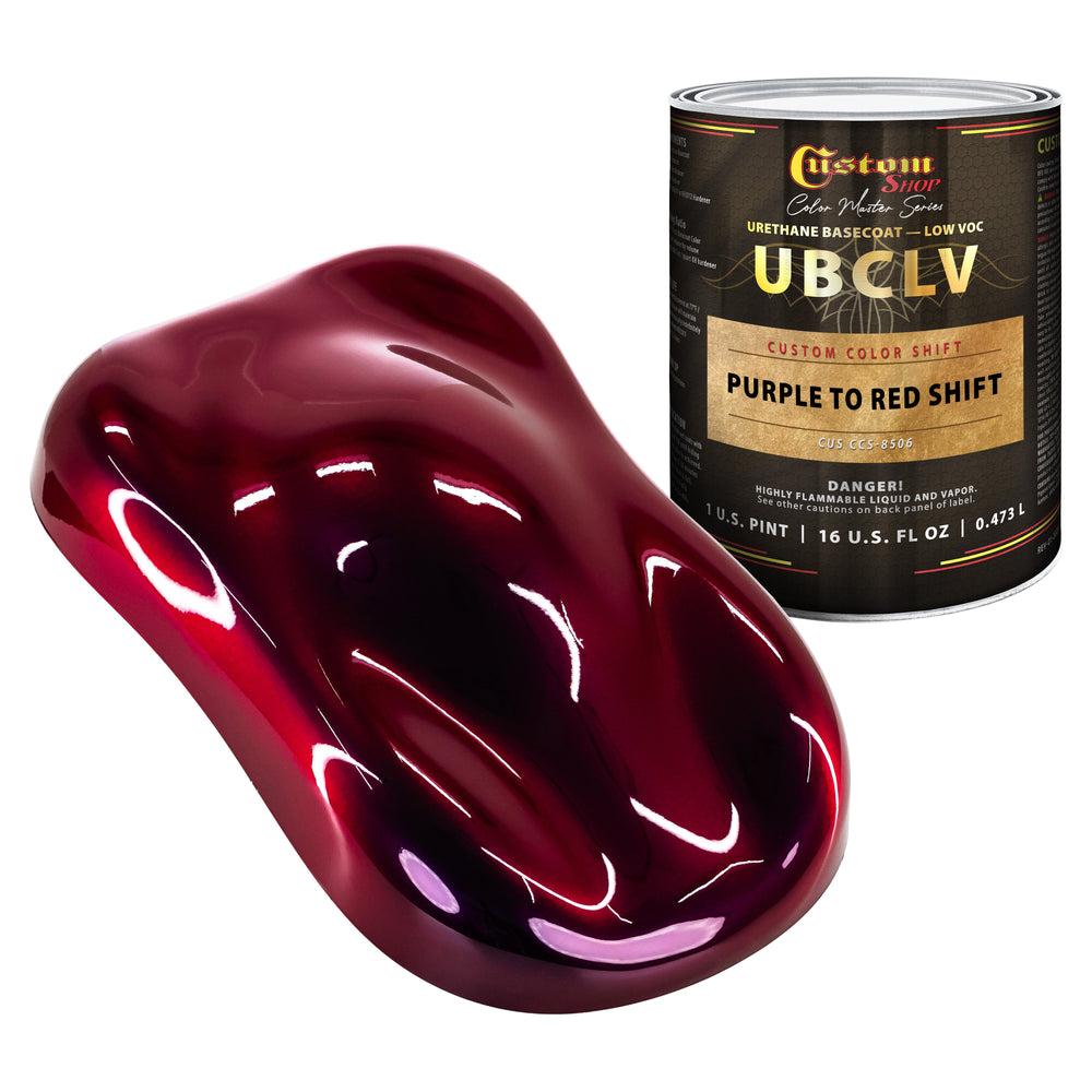 Custom Shop CCS Custom Color Shift Automotive Paint - Purple to Red Shifting Effect - Pint