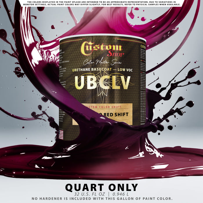 Custom Shop CCS Custom Color Shift Automotive Paint - Purple to Red Shifting Effect - Quart