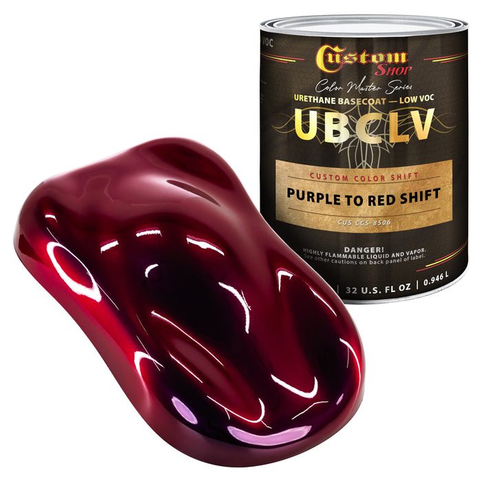 Custom Shop CCS Custom Color Shift Automotive Paint - Purple to Red Shifting Effect - Quart