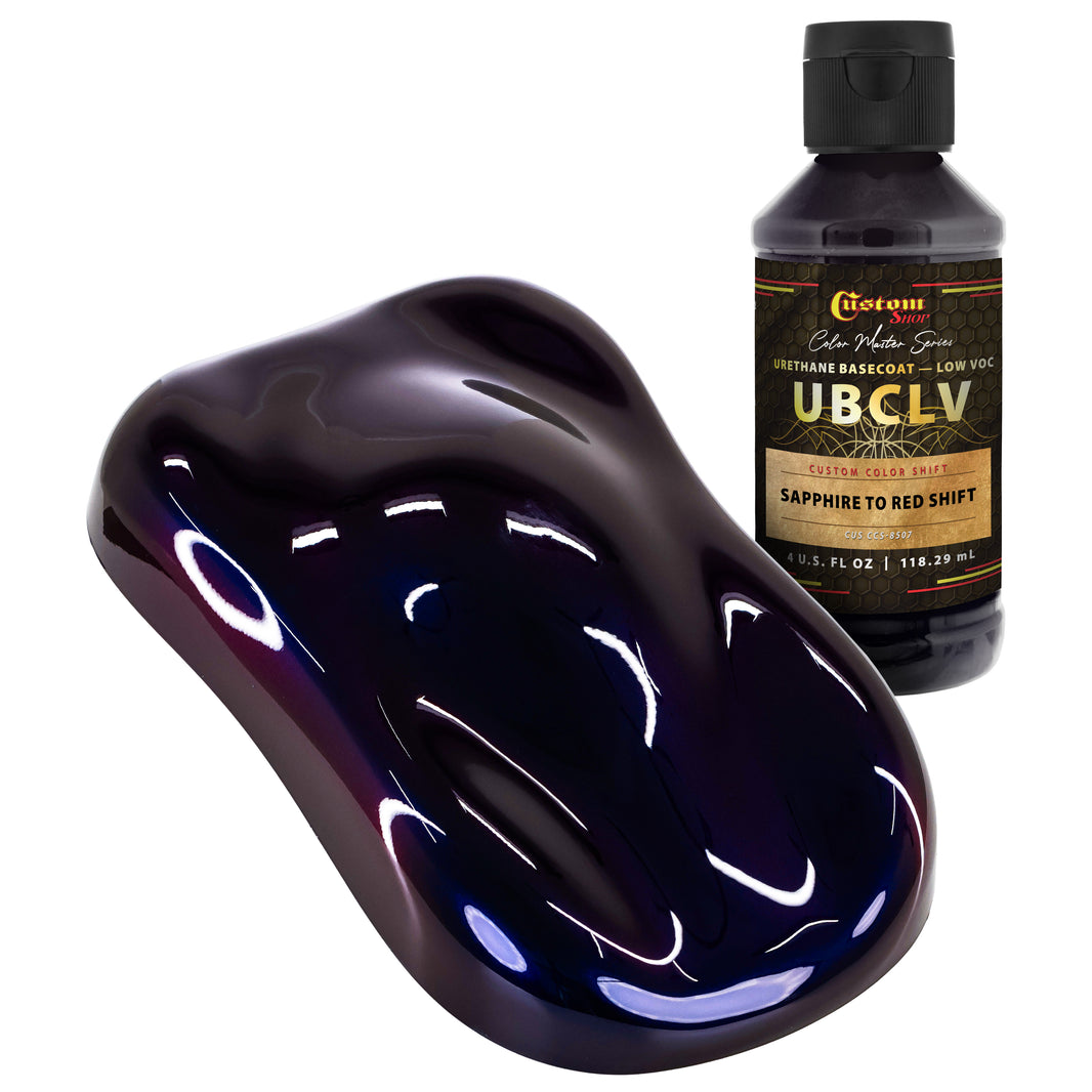 CCS Custom Color Shift Automotive Paint - Sapphire to Red Shifting Effect - 4-Ounce Bottle