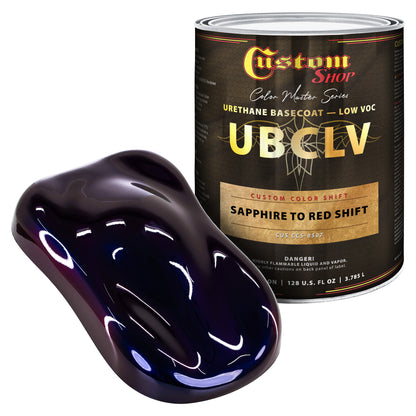 CCS Custom Color Shift Automotive Paint - Sapphire to Red Shifting Effect - Gallon