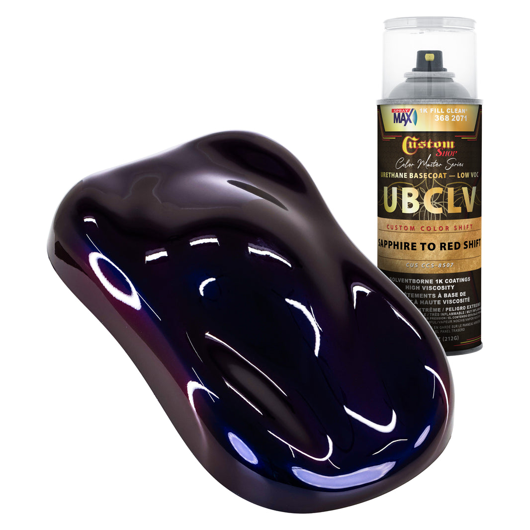 CCS Custom Color Shift Automotive Paint - Sapphire to Red Shifting Effect - Spray Can
