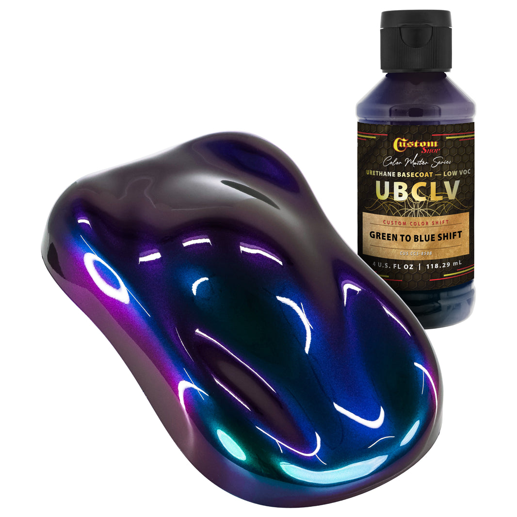 CCS Custom Color Shift Automotive Paint - Green to Blue Shifting Effect - 4-Ounce Bottle