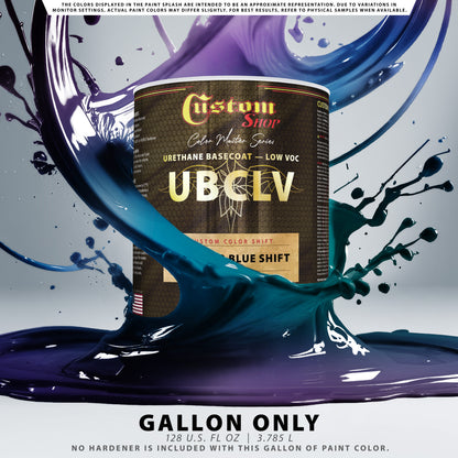 CCS Custom Color Shift Automotive Paint - Green to Blue Shifting Effect - Gallon