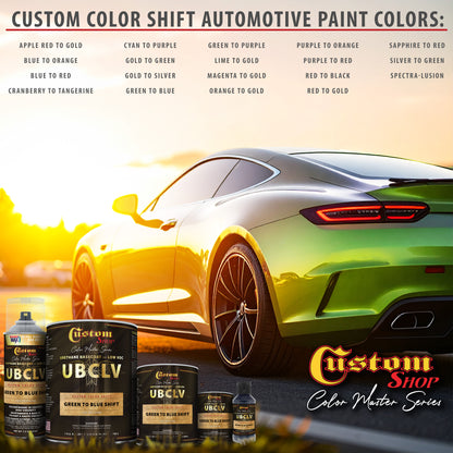 CCS Custom Color Shift Automotive Paint - Green to Blue Shifting Effect - Gallon