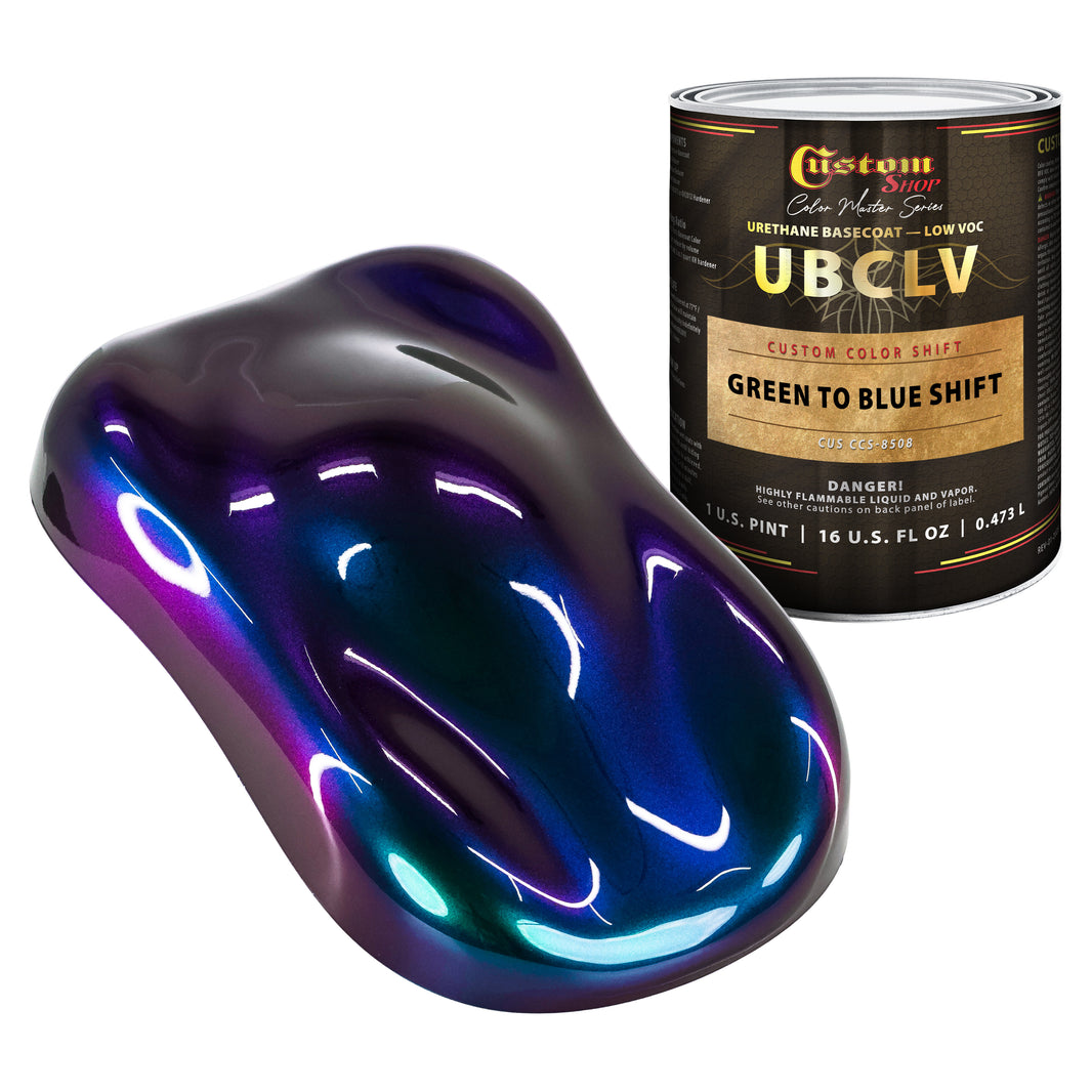 CCS Custom Color Shift Automotive Paint - Green to Blue Shifting Effect - Pint