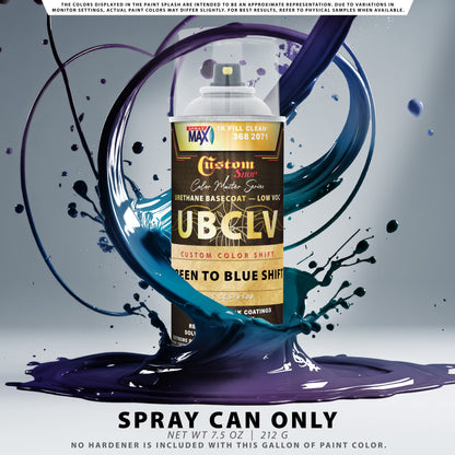 CCS Custom Color Shift Automotive Paint - Green to Blue Shifting Effect - Spray Can