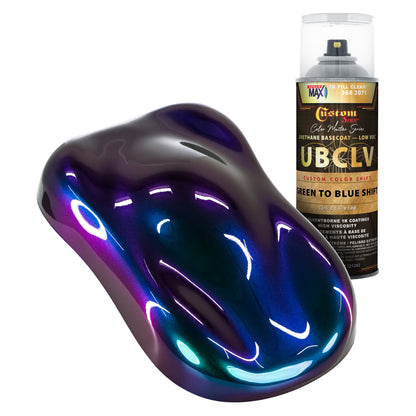 CCS Custom Color Shift Automotive Paint - Green to Blue Shifting Effect - Spray Can