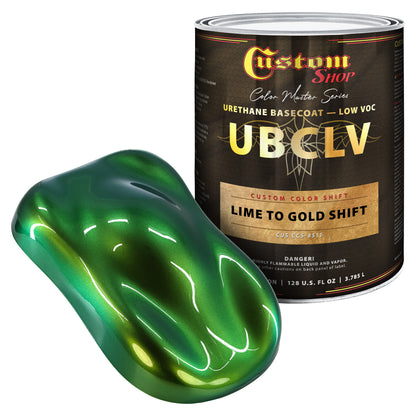CCS Custom Color Shift Automotive Paint - Lime to Gold Shifting Effect - Gallon