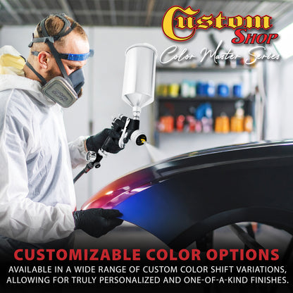 CCS Custom Color Shift Automotive Paint - Red to Black Shifting Effect - 4-Ounce Bottle