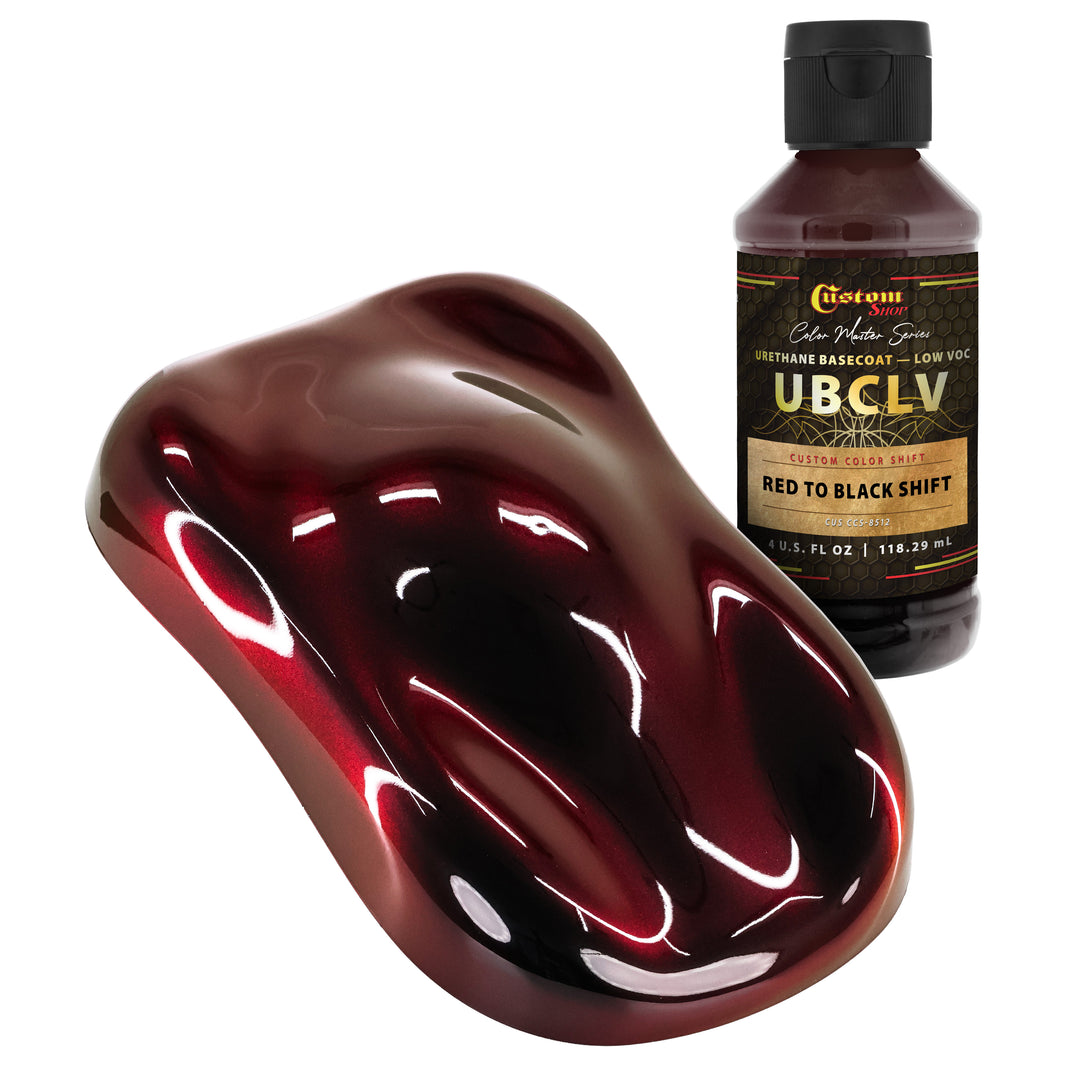 CCS Custom Color Shift Automotive Paint - Red to Black Shifting Effect - 4-Ounce Bottle