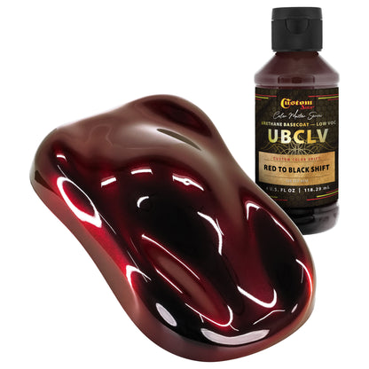 CCS Custom Color Shift Automotive Paint - Red to Black Shifting Effect - 4-Ounce Bottle