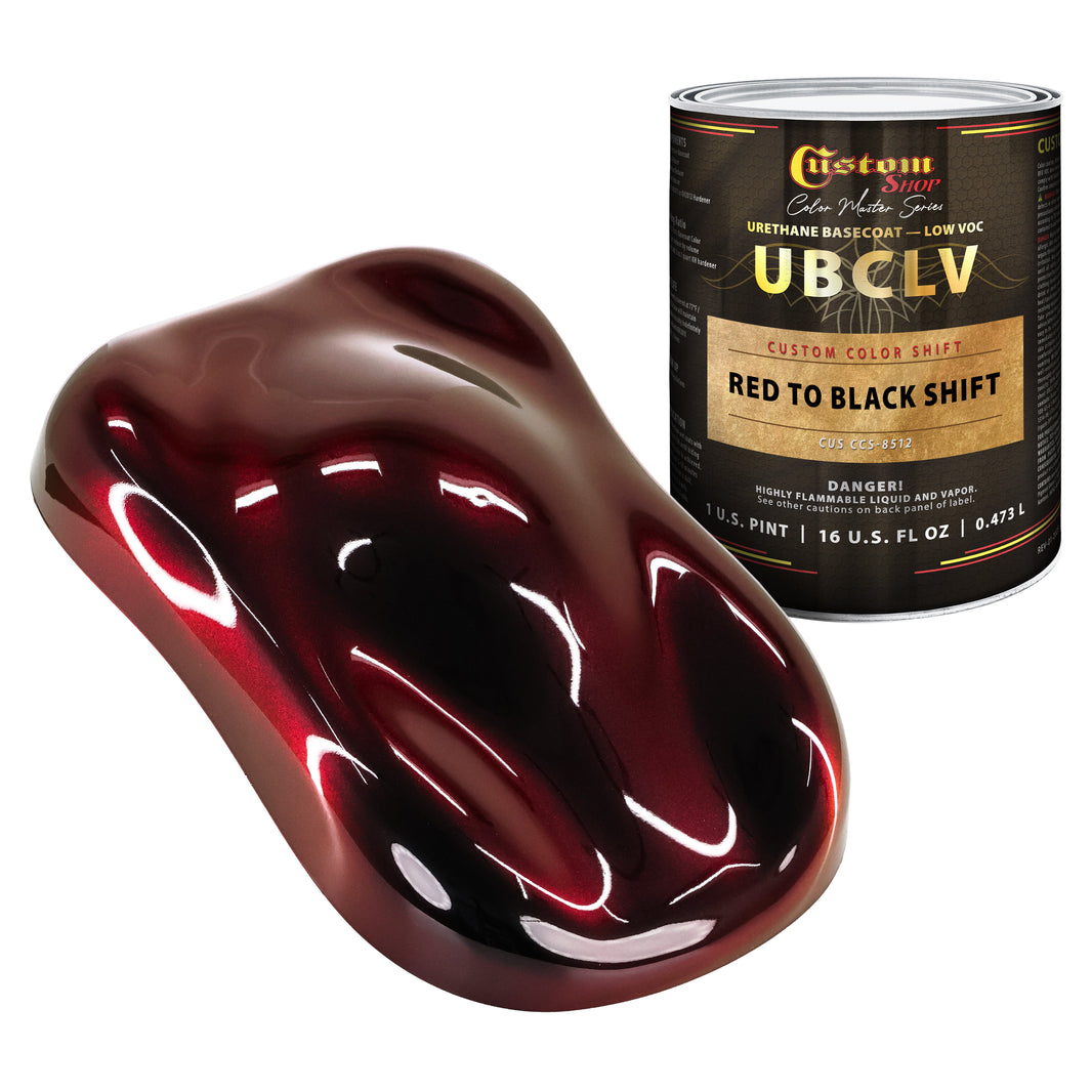 CCS Custom Color Shift Automotive Paint - Red to Black Shifting Effect - Pint