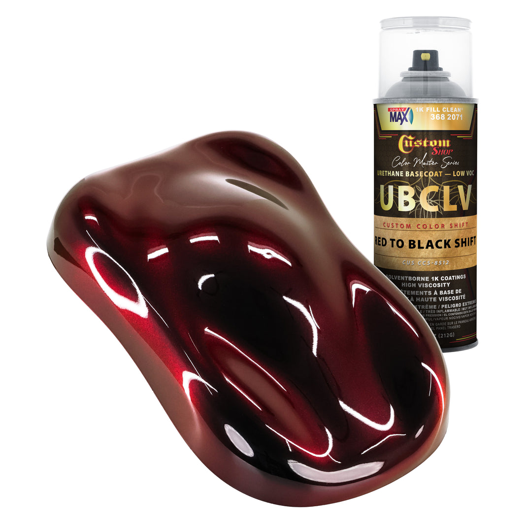 CCS Custom Color Shift Automotive Paint - Red to Black Shifting Effect - Spray Can