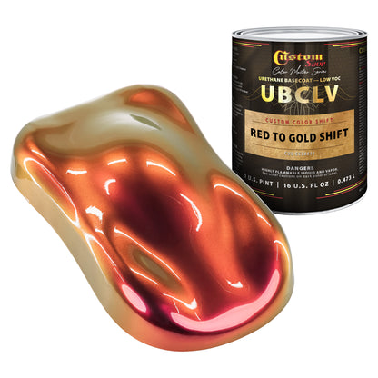 CCS Custom Color Shift Automotive Paint - Red to Gold Shifting Effect - Pint