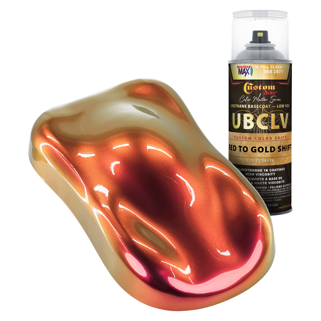 CCS Custom Color Shift Automotive Paint - Red to Gold Shifting Effect - Spray Can