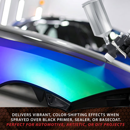 CCS Custom Color Shift Automotive Paint - Cyan to Purple Shifting Effect - 4-Ounce Bottle