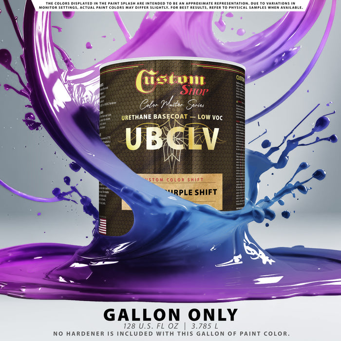 Custom Shop CCS Custom Color Shift Automotive Paint - Cyan to Purple Shifting Effect - Gallon