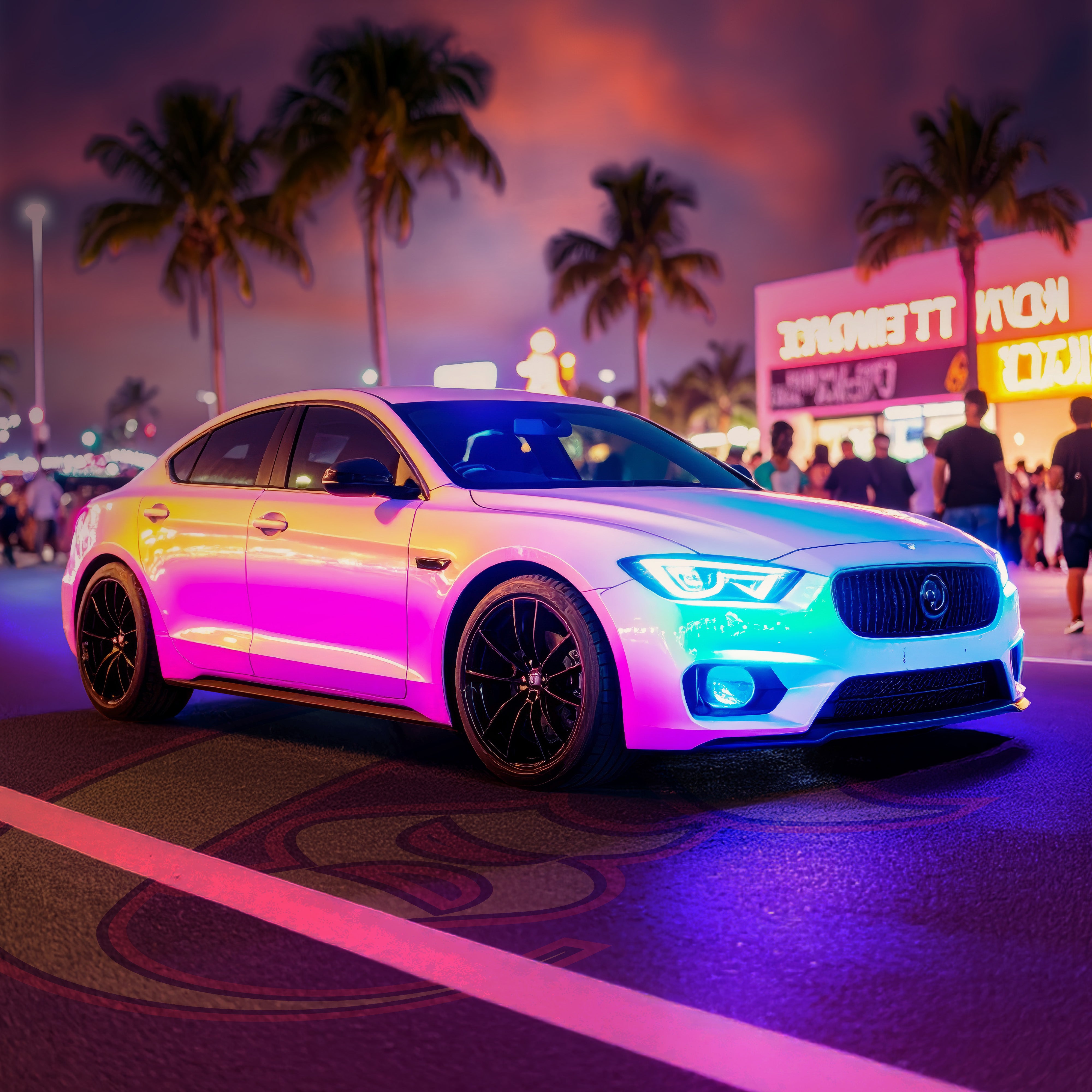 CCS Custom Color Shift Automotive Paint - Cyan to Purple Shifting