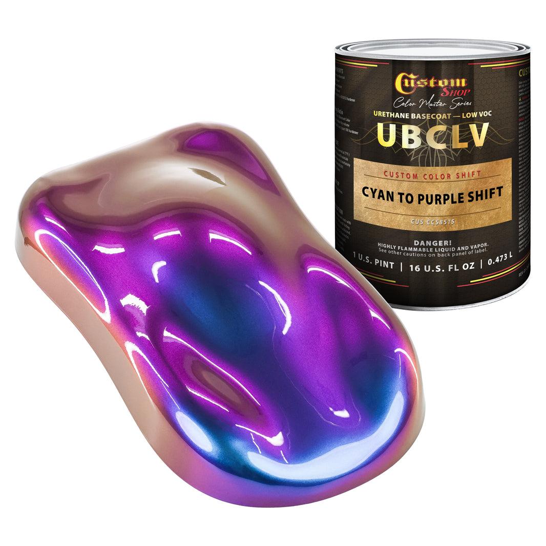 CCS Custom Color Shift Automotive Paint - Cyan to Purple Shifting Effect - Pint