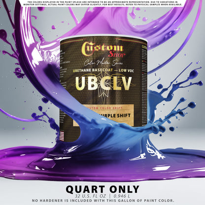 CCS Custom Color Shift Automotive Paint - Cyan to Purple Shifting Effect - Quart