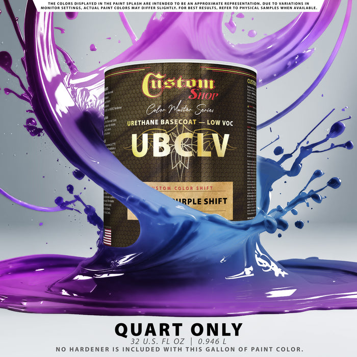 Custom Shop CCS Custom Color Shift Automotive Paint - Cyan to Purple Shifting Effect - Quart