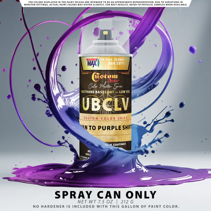 CCS Custom Color Shift Automotive Paint - Cyan to Purple Shifting Effect - Spray Can