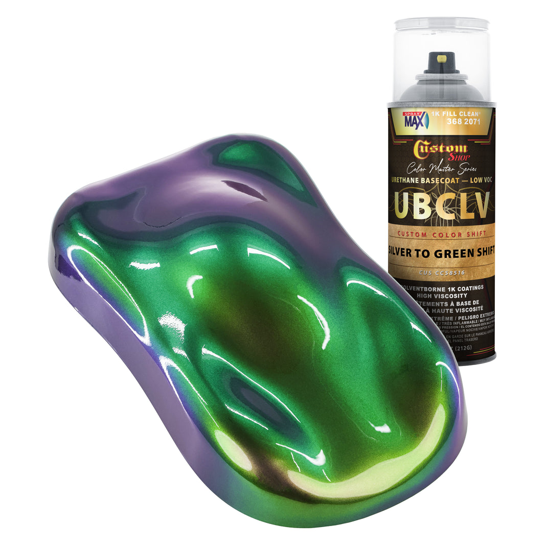 CCS Custom Color Shift Automotive Paint - Silver to Green Shifting Effect - Spray Can