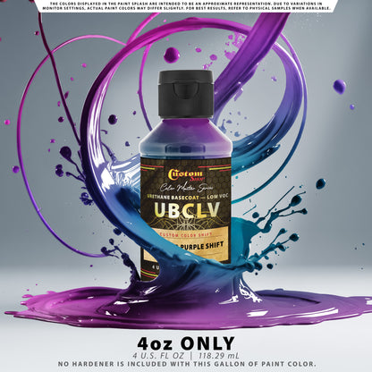 CCS Custom Color Shift Automotive Paint - Green to Purple Shifting Effect - 4-Ounce Bottle