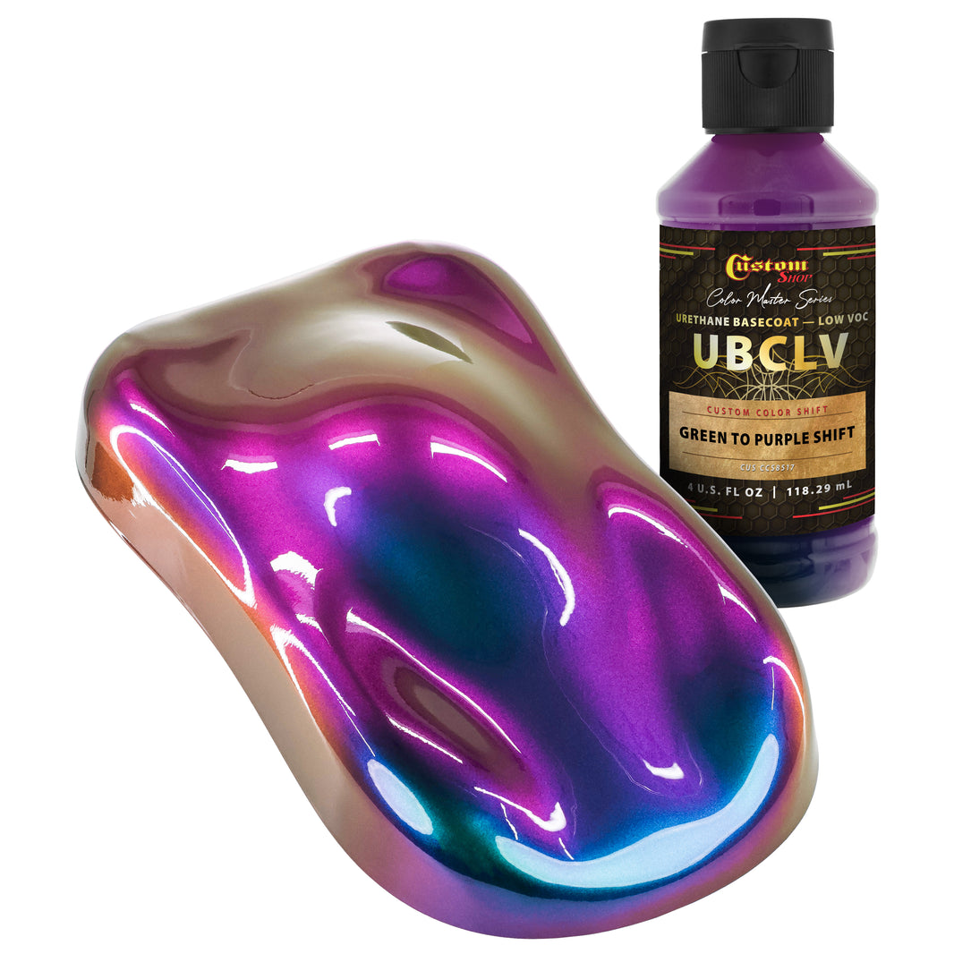 CCS Custom Color Shift Automotive Paint - Green to Purple Shifting Effect - 4-Ounce Bottle