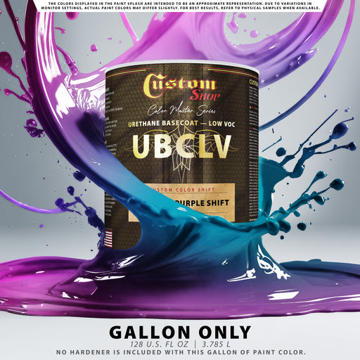 Custom Shop CCS Custom Color Shift Automotive Paint - Green to Purple Shifting Effect - Gallon