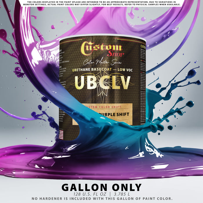 Custom Shop CCS Custom Color Shift Automotive Paint - Green to Purple Shifting Effect - Gallon