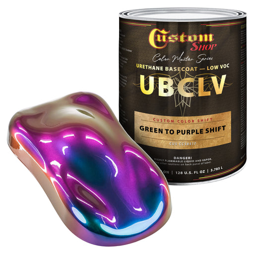 Custom Shop CCS Custom Color Shift Automotive Paint - Green to Purple Shifting Effect - Gallon